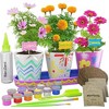 Dan&Darci Paint & Plant Stoneware Garden Kit – Paintable Flower Pots with Soil & Seeds, Craft Kit, Gifts for Kids - 2 of 4