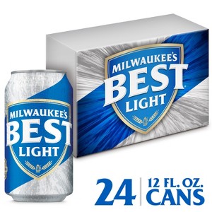 Milwaukee's Best Light Beer - 24pk/12 fl oz Cans - 1 of 4