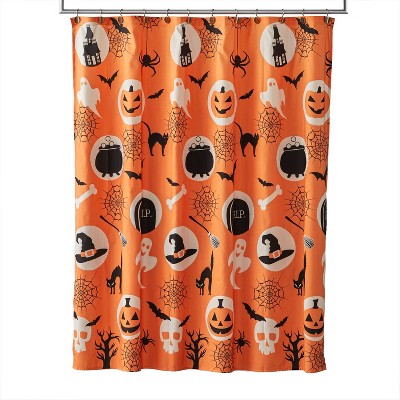 Spooky Good Time Fabric Shower Curtain - Skl Home : Target