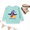 The Juniper Shop Chick Or Treat Watercolor Distressed Youth Sweatshirt - 3 of 4