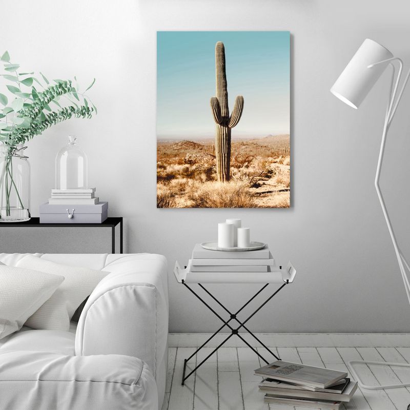 Americanflat Botanical Desert Cactus Photo By Tanya Shumkina Wrapped Canvas, 3 of 7