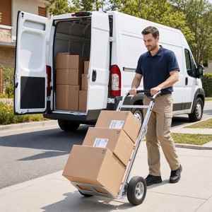 小林2脚セットTRUCK FURNITURE 600-Lb Folding Aluminum Hand Truck Dolly Cart with 2 Rubber Wheels