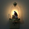 Roman 6.5 Inch Kneeling Santa Night Light Jesus Lamb Nativity Novelty Nightlights - 2 of 3