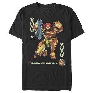 Men's Nintendo Metroid Samus Pose T-Shirt - 1 of 4