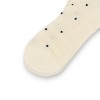 Anna-Kaci 3-Pack Women's Crew Socks with Ribbed Texture and Allover Polka Dot Pattern - 3 of 4