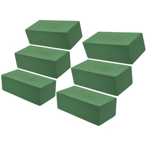Juvale 6 Pack Floral Foam Blocks - Wet Foam Bricks For Florists 