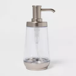 Plastic Soap/Lotion Dispenser Silver - Threshold™