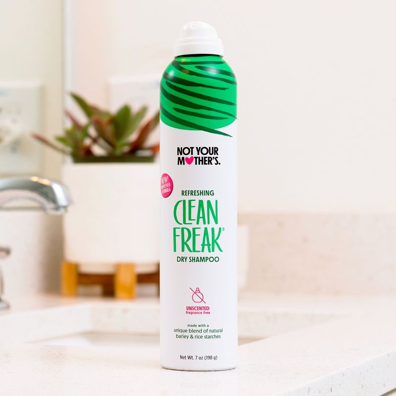 Not Your Mother's Clean Freak Unscented Refreshing Dry Shampoo - 7oz, 5 of 13