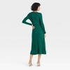 Women's Long Sleeve Midi A-Line Dress - A New Day™ - 2 of 3