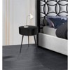 Bali Black Metal Nightstand-Meridian Furniture - 2 of 4