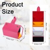 Unique Bargains Foldable PU Leather Sunglasses Eyewear Accessories Organizer - 2 of 4
