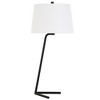 Hudson and Canal 28.5" Tall Tilted Table Lamp with Fabric Shade - 2 of 4