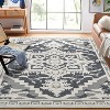 Washable Runner Rug Non Slip Vintage Floral Medallion Distressed Low Pile Carpet for Kitchen Laundry Entryway - 3 of 4