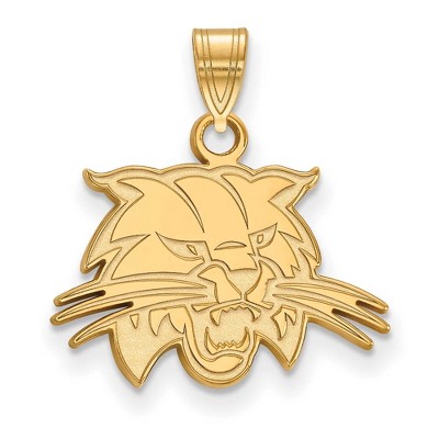 Black Bow Jewelry 14k Yellow Gold Ohio Bobcats NCAA Small Pendant