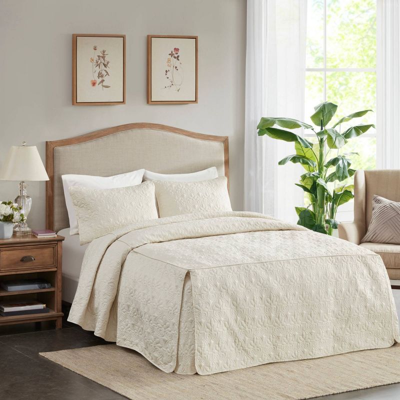 Vancouver 3pc  Fitted Bedspread Set, 1 of 12