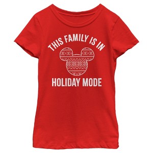 Girl's Disney This Family Is In Vacation Mode T-Shirt - 1 of 4