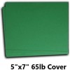 Hamilco Colored Scrapbook Cardstock Paper 5x7 Card Stock Paper 65 lb Cover 100 Pack (Brilliant Green) - 2 of 4