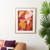 Tango Lessons - 24" X 30" - Salmon/Deep Red - Framed Wall Art - WLA2063 - Safavieh - 2 of 4