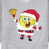 Men's - SpongeBob SquarePants - Dear Santa Graphic Fleece Sweatshirt - 2 of 4