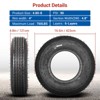 4.80-8 Trailer Tires - Heavy-Duty Load Range C, 8 Inch Tires for Utility, Boat, and Camper Trailers - 6PR Durable All-Weather Replacement Tires - 2 of 4