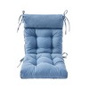 ARTPLAN All Weather Chair Outdoor Cushions of Adirondack Chair with High Back Wicker Tufted Pillow for Outdoor Furniture - 4 of 4