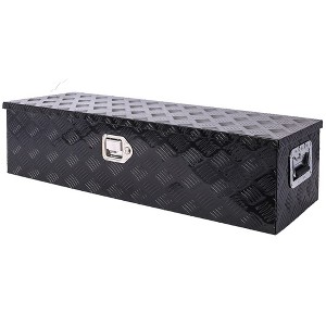 39-Inch Truck Bed Toolbox With Side Handle Safety Lock Keys RV Storage Organizer Truck Tools Chest Box (39" x 13" x 10") - 1 of 4