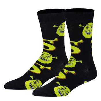 Crazy Socks, Shrek Heads, Funny Novelty Socks, Large