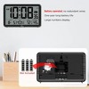 Aoibox Auto Set Digital Wall Clock with Temperature, Humidity and Date, Large Display Calendar Alarm Clock for Bedroom, Office, 8 Time Zone - 4 of 4