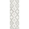 Nuloom Iola Geometric Shag Area Rug, Runner 2' 8" x 8', White - 2 of 4