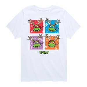 Boys' - Teenage Mutant Ninja Turtles - Reindeer Turtles Short Sleeve Graphic T-Shirt - 1 of 4
