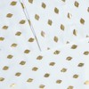 Elegant Microfiber Metallic Ikat-style Dot Print Sheet Set, All Season Bedding Set, Cozy Home Textile for Lux Bedroom Decor, Valentine's Day Gifts - 4 of 4