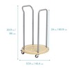 ECR4Kids Mobile Cushion Cart, Silver - 2 of 4