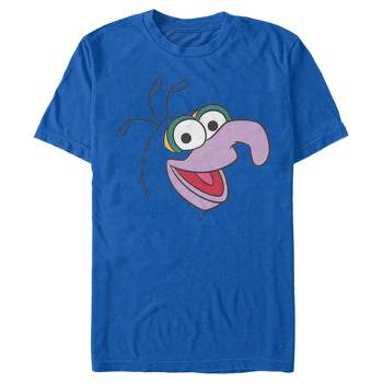 Men's The Muppets Dr. Teeth and The Electric Mayhem T-Shirt - Navy Blue -  2X Large