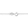 EVERLY JEWELRY  |   Sterling Silver 1/5 CT TGW White Topaz & 8 - 8.5 MM Cultured Freshwater  Pearl Necklace With Chain - 2 of 4