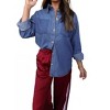 Women's Satin-effect Track Pant - Mimosa - 3 of 4