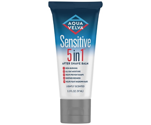 Aqua Velva Sensitive 5 in 1 After Shave Balm - 3.3 fl oz