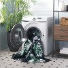 Malibu MBU825 Power Loomed Machine Washable Skid-Resistant Indoor Area Rug - Black/Green - 6'x9' - Safavieh - 2 of 4