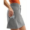 Imily Bela Women's Versatile Hiking Tennis Skort Relaxed Fit Mid Rise Skirt with Shorts Pockets - 3 of 4