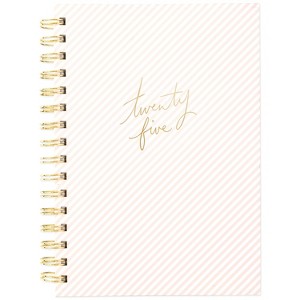 Sugar Paper Essentials 2025 Weekly/Monthly Planner 8.5"x6.5" Pink Stripe: Adult Stationery, Non-Toxic, Acid-Free, Tabs - 1 of 4