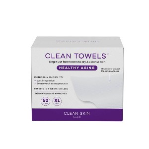 Clean Skin Club Clean Towels Healthy Aging - XL - 50ct - 1 of 4