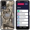 Nakedcellphone Case for Jitterbug Smart 4 / TCL 40XL - Rugged Hybrid Phone Cover with Stand - 2 of 4