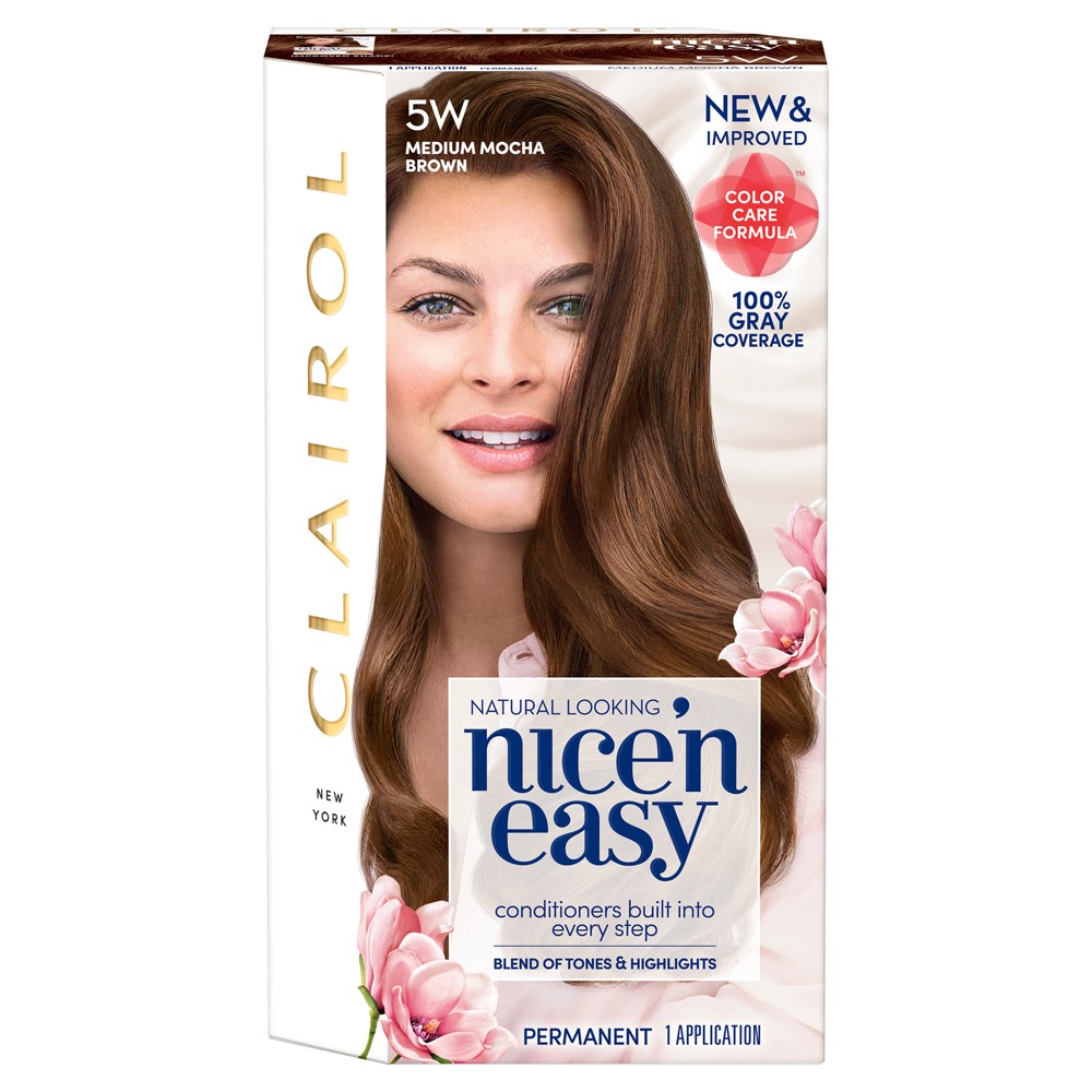 UPC 070018116703 product image for Clairol Nice'n Easy Permanent Hair Color - 5W Medium Mocha Brown - 1 kit | upcitemdb.com