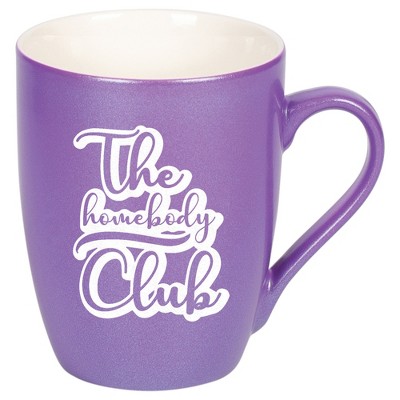 Elanze Designs 10 Ounce Ceramic Decorative Laser Engraved Giftable Novelty Tea Coffee Cup Mug Passion Purple The Homebody Club