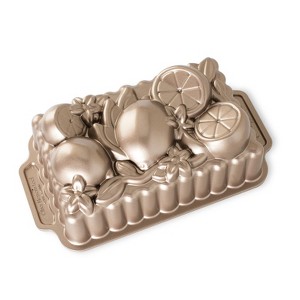 Nordic Ware Citrus Blossom Loaf Pan - 1 of 4