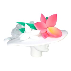 Foam Party Hats Orchid Bride Large Pamela - 1 of 4