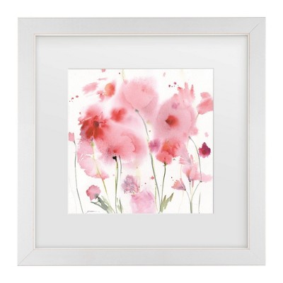 Trademark Fine Art Sheila Golden Blush 1 Matted Framed Art