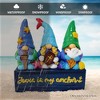 Nautical Themed Religious Gnome Figurine, Jesus is my Anchor 6" Beach House Statue| OrnamentalyYou - 3 of 4
