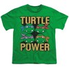 Teenage Mutant Ninja Turtles Turtle Power Youth T Shirt, Kelly Green - 2 of 4