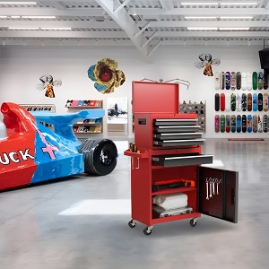 Vynxaria 7-Drawer Rolling Tool Cart - Durable, Lockable Tool Storage with Easy Mobility - 1 of 4