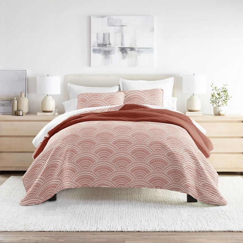 Luxury Lightweight Reversible Quilted Coverlet Set - Becky Cameron (Matching Shams Included), 3 of 20